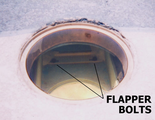 flapper bolts